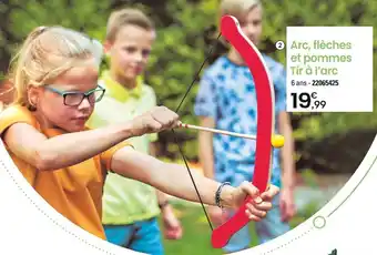 JouéClub 2 Arc, flèches et pommes Tir à l'arc offre