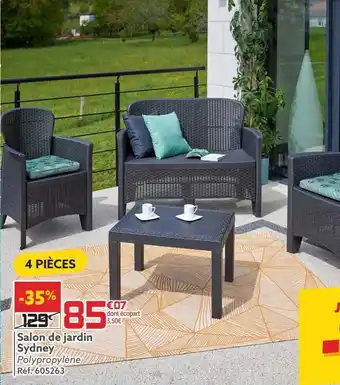 Gifi Salon de jardin sydney offre