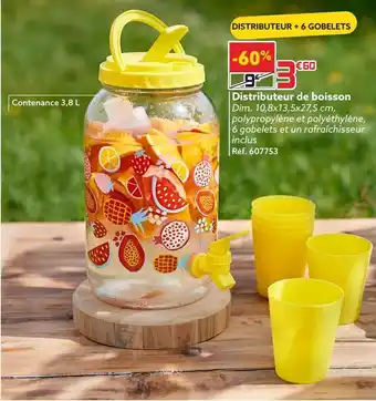 Gifi Distributeur de boisson offre