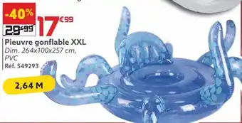 Gifi Pieuvre gonflable xxl offre