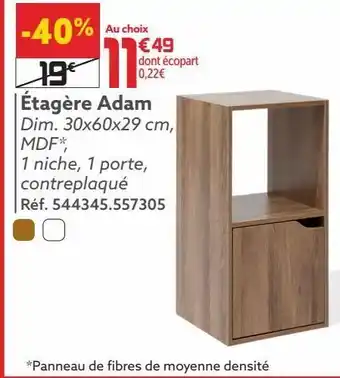 Gifi Étagère adam offre