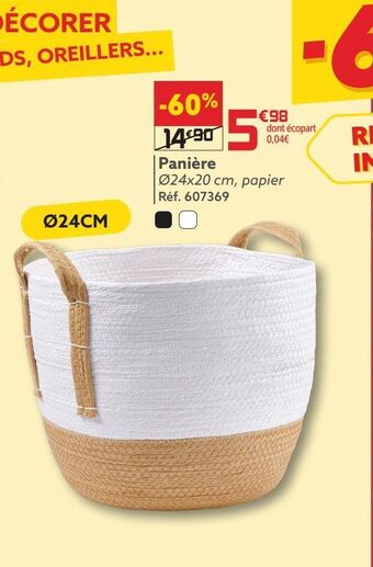 Gifi Panière offre