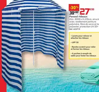 Gifi Parasol rideaux offre