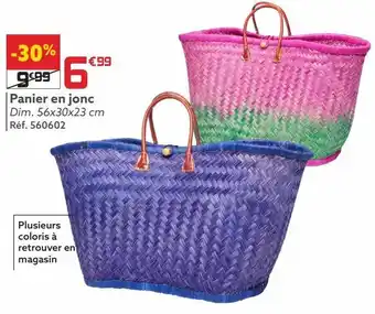 Gifi Panier en jonc offre