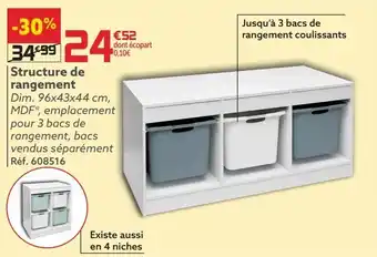 Gifi Structure de rangement offre