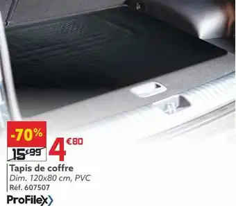 Gifi Tapis de coffre offre