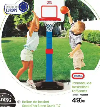 JouéClub Panneau de basketball TotSports offre