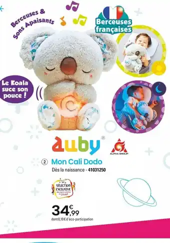 JouéClub 2 Mon Cali Dodo offre