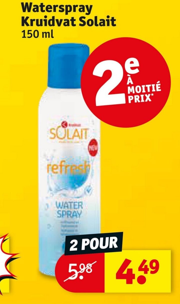 Promo Waterspray Kruidvat Solait 150 ml chez Kruidvat