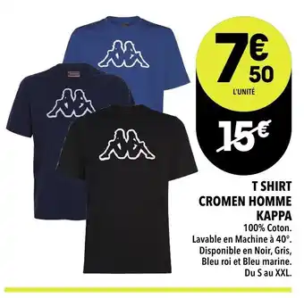 Supeco T Shirt Cromen Homme Kapa offre