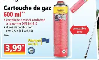 Norma Cartouche de gaz offre