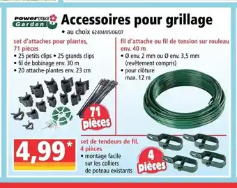 Norma Accessoires pour grillage offre