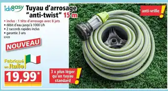 Norma Tuyau d'arrosage anti-twist offre