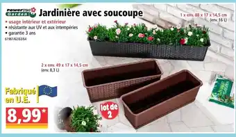 Norma Jardinière avec soucoupe offre