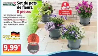 Norma Set de pots de fleurs offre