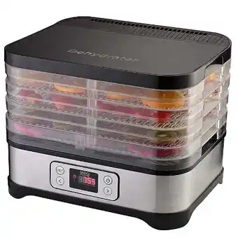E.Leclerc Déshydrateur fruits et légumes 5 plateaux 250w manhattan - bat-998l - kitchen move offre