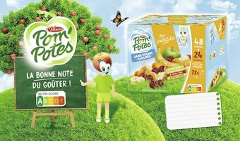 Pom’Potes sans sucres ajoutés Nature Mirabelle Cerise Banane