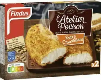 Géant Casino Colin d’Alaska Extra Croustillant surgelé l’Atelier Poisson offre