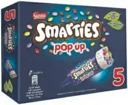 Carrefour Smarties Pop Up glacés offre