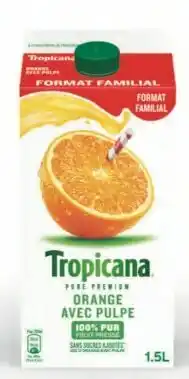 Carrefour BON PLAN SUR TOUS LES JUS DE FRUITS FRAIS DE LA MARQUE TROPICANA offre
