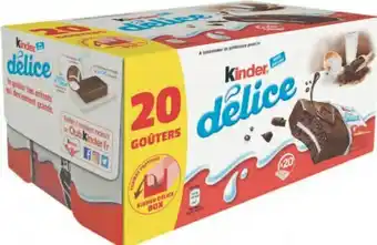 Carrefour KINDER Délice cacao offre