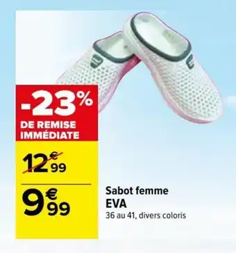 Carrefour Sabot femme offre