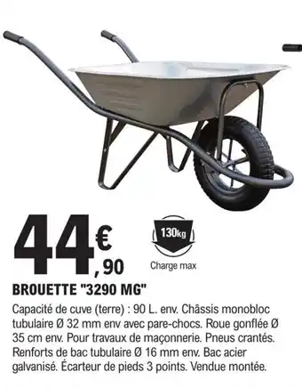 E.Leclerc Brico BROUETTE "3290 MG" offre