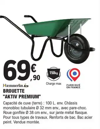 E.Leclerc Brico BROUETTE "AKTIV PREMIUM" offre