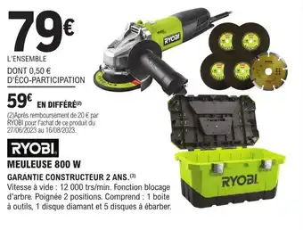 E.Leclerc Brico MEULEUSE 800 W offre