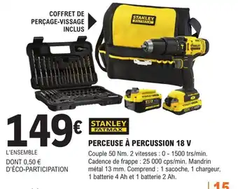E.Leclerc Brico PERCEUSE À PERCUSSION 18 V offre