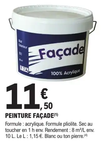 E.Leclerc Brico PEINTURE FAÇADE(¹) offre
