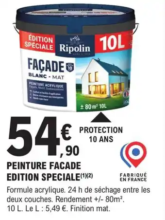 E.Leclerc Brico PEINTURE FAÇADE ÉDITION SPECIALE offre