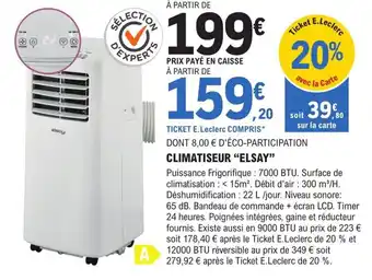 CLIMATISEUR "ELSAY"