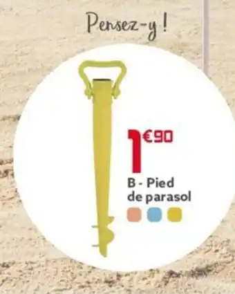 Gifi Pied de parasol offre