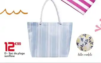 Gifi Sac de plage sunflow offre