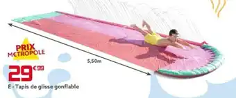 Gifi Tapis de glisse gonflable offre