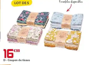 D-Coupon de tissus