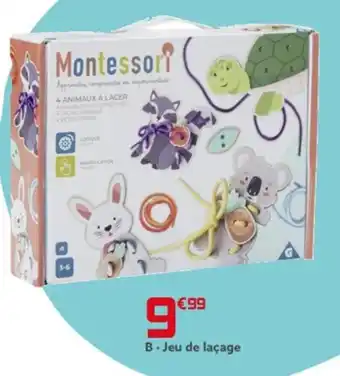 Gifi B - Jeu de laçage offre