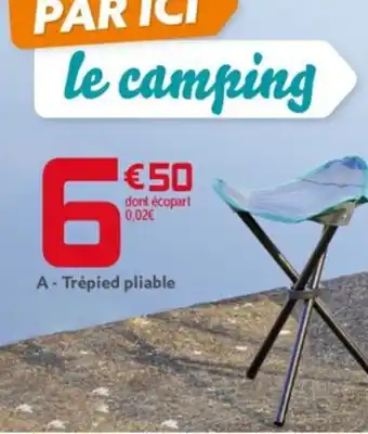 Gifi A- Trépied pliable offre