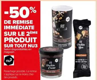 Carrefour Market SUR TOUT NU3 Selon disponibilités en magasin offre