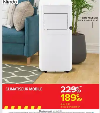 Climatiseur mobile Réf. : KMAC7JT-23