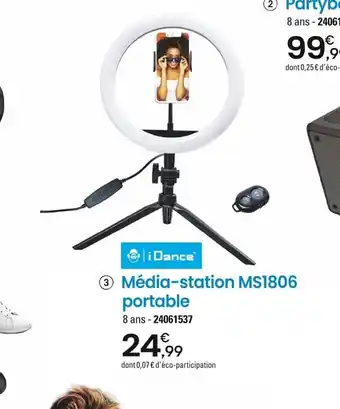 JouéClub 3 Média-station MS1806 portable offre