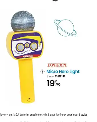 JouéClub 6 Micro Hero Light offre