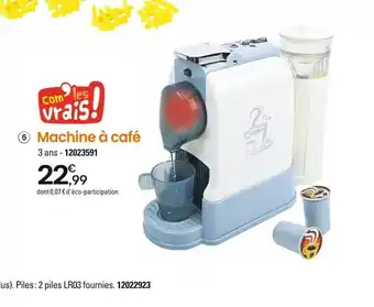 JouéClub 6 Machine à café offre