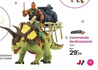 JouéClub 6 Commando de dinosaures offre