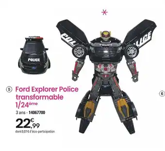 65 Ford Explorer Police transformable 1/24ème