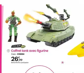 JouéClub Ⓒ Coffret tank avec figurine offre