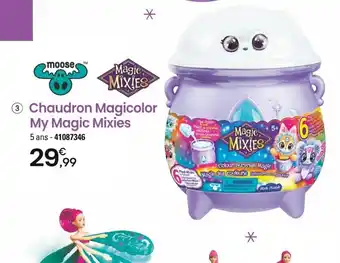 JouéClub 3 Chaudron Magicolor My Magic Mixies offre