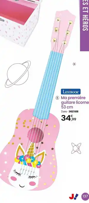 JouéClub 5 Ma première guitare licorne offre