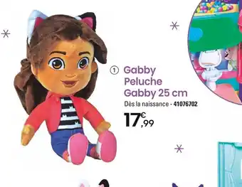 JouéClub Ⓒ Gabby Peluche Gabby 25 cm offre
